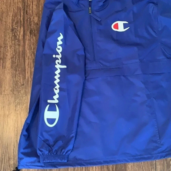 Champion Packable Jacket Blue Men’s Size XL NWT - Picture 4 of 12